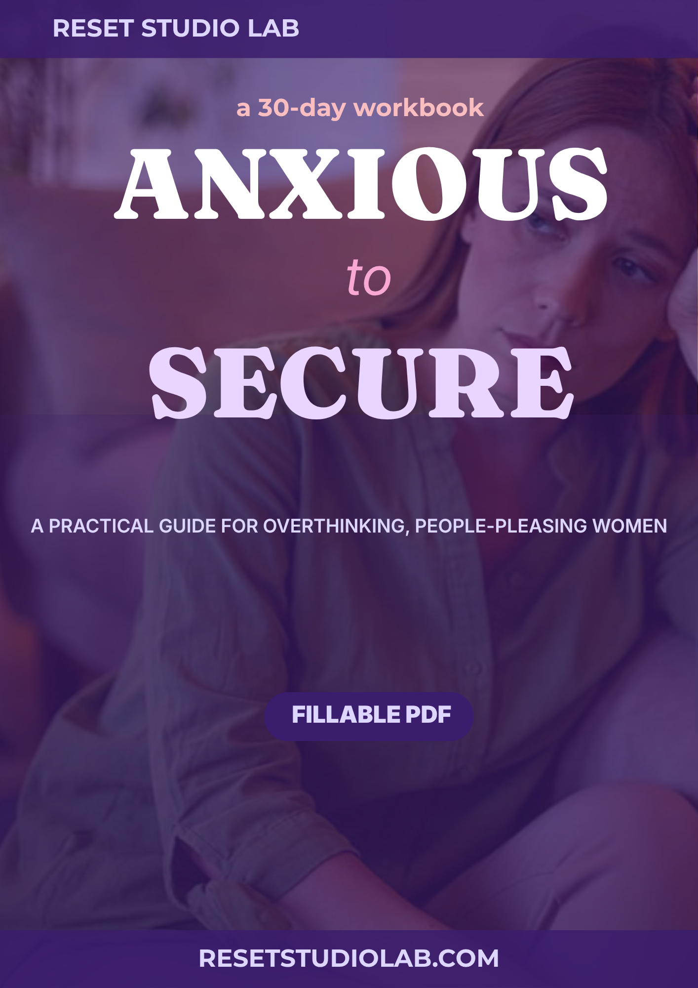 From Anxious to Secure workbook — cover